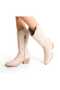 Cowboy Canvas Western Style Pointed Boots - 7