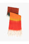 Extra Long Plush Scarf - Multicolored - 2