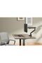 Black Monitor Holder for 17''-35'' Screens - 12kg Carrying Capacity, Vesa Compatible - 2