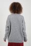Gray Melange Best V-Neck Sweater - 5