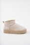 Hug Guaranteed Women's Thick Sole Furry Daily Mini Ankle Boots - 5