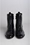 Select 88112 genuine leather heel women's boot (4.5cm) black patent leather - 3