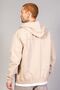 Men's Hooded Oversize Marsıan Beige Denim Jacket - 4