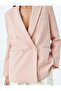 Double Breasted Oversize Blazer Jacket - 5