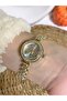 Stylish Stone Quartz Women's Wristwatch with Roman Numerals - 4