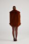 Brown Faux Mobby Fur Jacket - Lined - 5