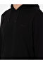Black Regular Fit Hooded Sweatshirt 50298987-Vr046 - 7