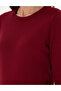 Claret Red Slim Fit Basic Sweater 50300769-Vr014 - 7