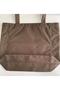 Raw Fabric Tote Cloth Shoulder Bag with Pocket Detail - 6