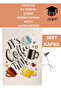 14X20 cm 64 Sheets Locked Memobook with Striped Patterned Pages Coffee Serie Coffee Notebook