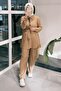 Ms204 Embroidery Detailed Double Camel Set - 3