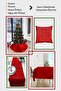 Red Christmas Pine Tree Cover 68X68Cm Ao19 - 2