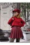 Belted Pleated Mini Skort