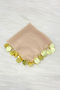 Mink Gold Chiffon Halay Handkerchief 10 Pieces, Bride Groom Wedding Henna Circumcision Engagement Bride - 4