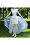 High Waist Detachable Multi-Purpose Combination Complementary 4 Layer Half Tulle Skirt - 3
