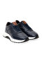 Navy Blue 100% Leather Sneaker 50296094-Vr033