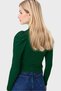 Women's Emerald Green Princess Sleeve Half Fisherman Camisole Blouse Alc-X5042 - 4