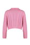Pink Crop Polo Collar Knitwear Cardigan Twoaw22Hi0448 - 7
