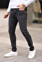 Antrasit Smoke Skinny Tırnaklı Jeans Kot Pantolon TMNAW25JE00013