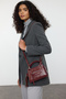 Bordo Çapraz Askılı Kadın Mini Boy Tote Çanta TWOAW25OC00004 - 2