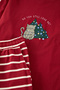 Red Striped Regular Fit Couple New Year Themed Knitted Pajama Set Tmnaw25Pt00045 - 4