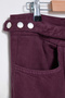 Burgundy Adjustable Waist Wide Leg Plus Size Jeans Tbbaw25Cj00021 - 9