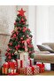 6 Pieces Cici Ball Mixed Christmas Pine Tree Ornament Decor Ornament Set 6 cm - 4