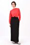 Black-Two Pocket Skirt - 4