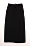 Black-Two Pocket Skirt - 6