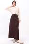 Coffee-Two Pocket Skirt