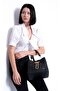 Trend Black Shoulder and Hand Bag Medium Size - 4