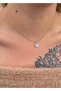 Butterfly Steel Gold Snake Chain Janjan Necklace - 2