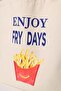Red-Navy Blue Printed Cloth Bag - 4