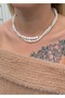 Pearl Design Women's 2-Piece Necklace - 2