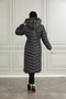 Women's Smoked Long Puffer Coat - 7