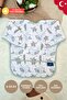 Dolphine Patterned Liquid Proof Unisex Activity and Baby Bib 6-24 Months