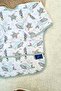 Dolphine Patterned Liquid Proof Unisex Activity and Baby Bib 6-24 Months - 4