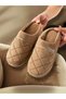 Embroidered Velvet Men's Closed Front Winter Slippers Daily Indoor Slippers Dowry Bohça - 2