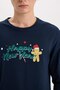 New Year's Themed Pajamas Set Crew Neck Long Sleeve Top Long Bottom D8220Ax24Wn - 6