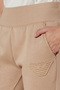 Cotton Blended Regular Fit High Waist Ribbed Leg Jogger Pants Pants 1 - 4