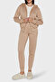 Cotton Blended Regular Fit High Waist Ribbed Leg Jogger Pants Pants 1 - 3