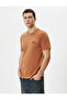 Slogan Printed T-Shirt Slim Fit Crew Neck Short Sleeve Cotton - 3