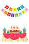 Happy Birthday Colorful Text |    Happy Birthday Banner |   Rainbow |   Rainbow Birthday Lettering | - 2