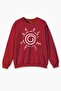 Red Sweatshirt Kyuubi Seal of Naruto Jinchuuriki Anime Printed Sweatshirt