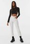 Julia White High Waist Zippered Mom Fit Jean Pants Not Showing Underwear2024