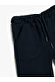 Basic Jogger Sweatpants Tie Waist Pocket Detailed Cotton - 3