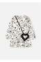 4931 Girl's Beige Bagged Dress - 3