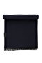 Navy Blue Double Sided Scarf - 4