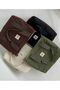 Canvas Snap Bag Adjustable Cross Strap Women's Hand and Shoulder Bag L:30 E:35 W:10 cm - 5