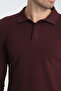 Men's Regular Fit Polo Collar Basic Sweatshirt with Drop Knit - 7